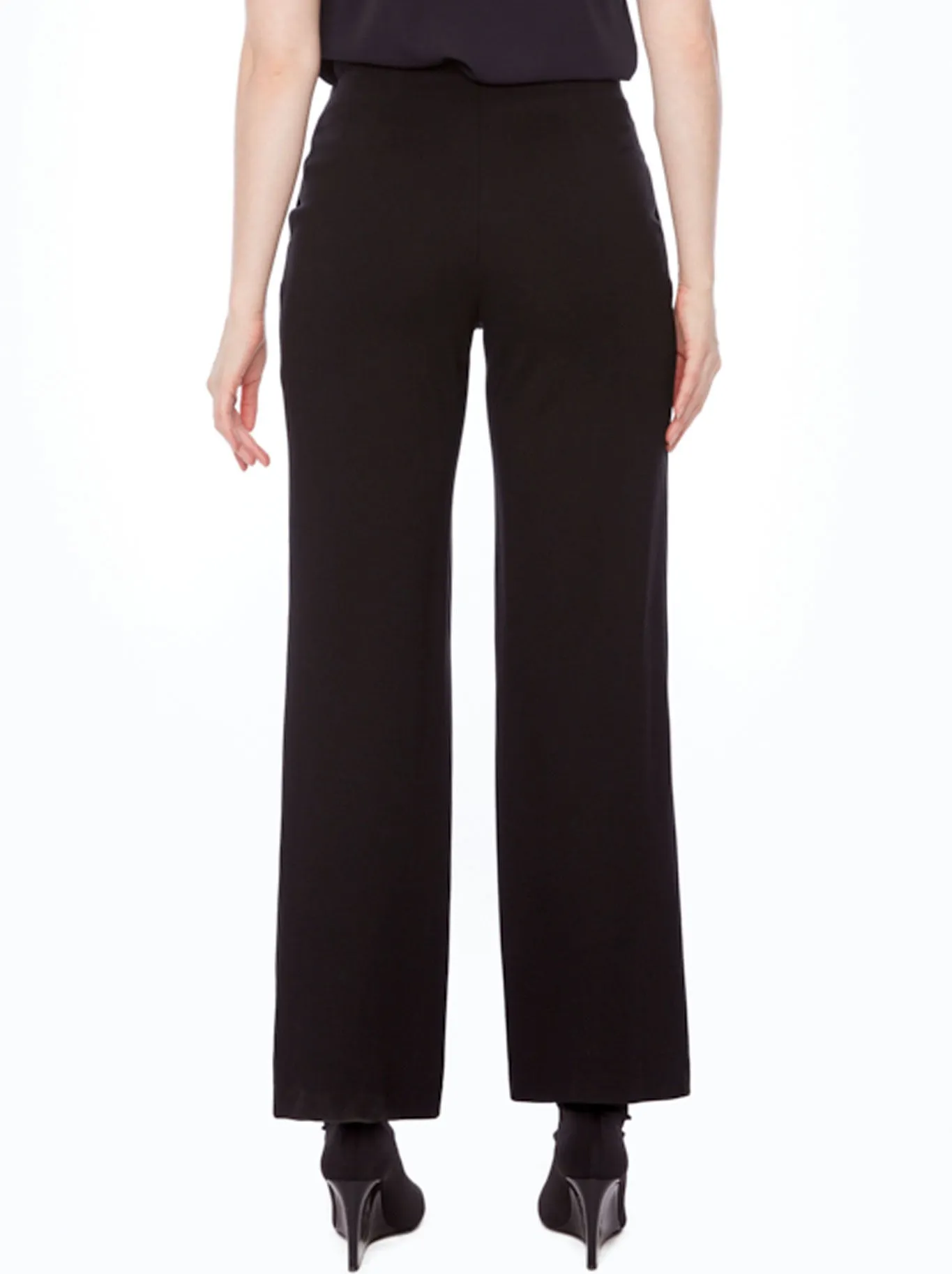 UP! 32" SOLID PONTE WIDE-LEG PANT sold by ENNI product image thumbnail 3