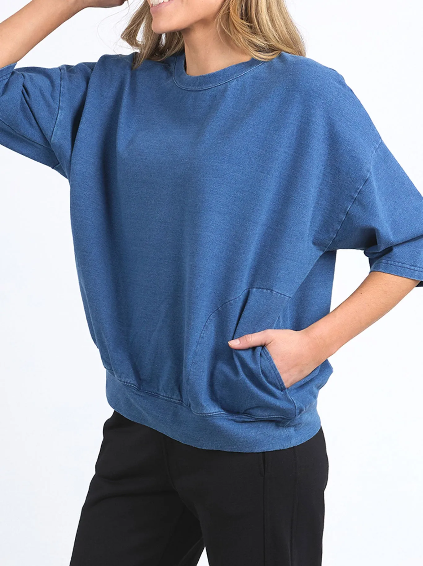 ELM MAZIE DENIM LOOK SWEAT sold by ENNI product image thumbnail 2