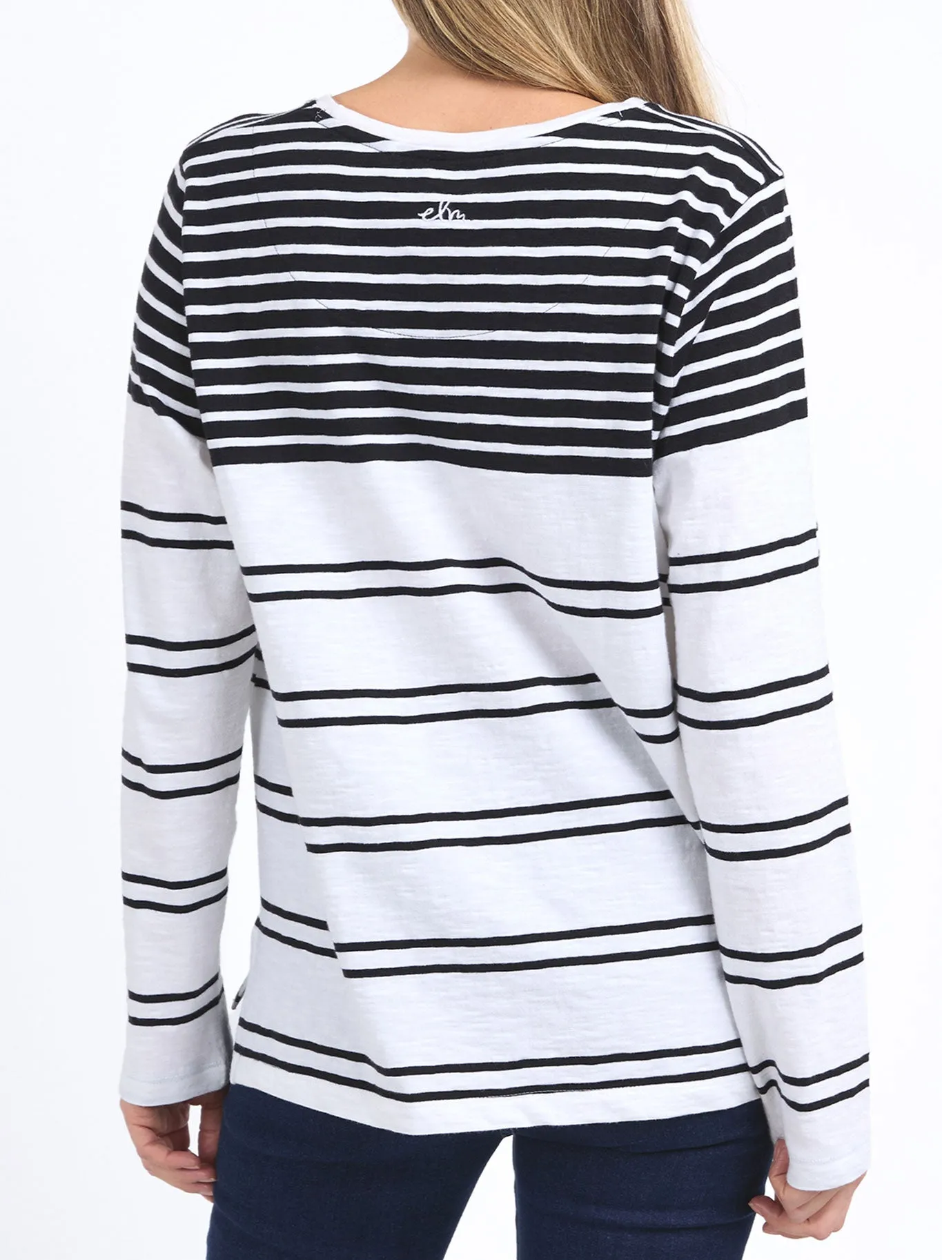 ELM LEXA STRIPE LONG SLEEVE TEE sold by ENNI product image thumbnail 4