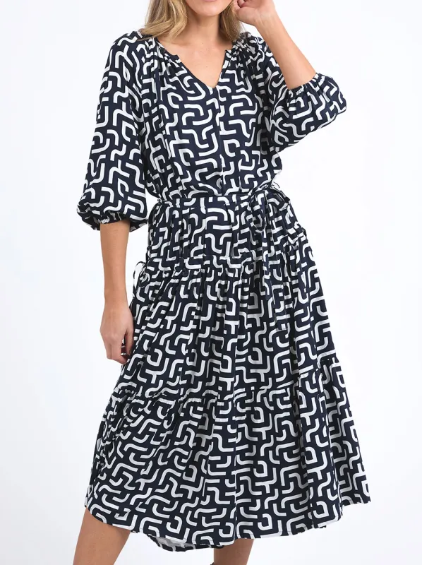 ELM GEMMA GEO DRESS sold by ENNI