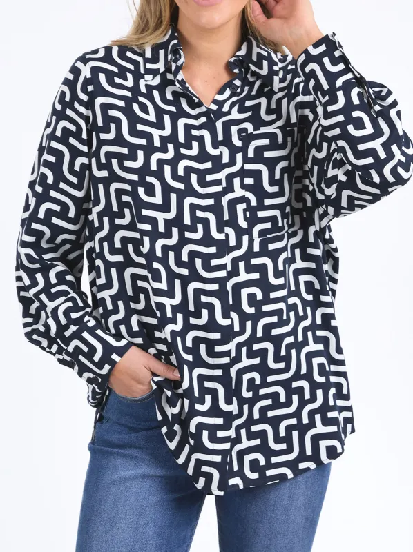 ELM GEMMA GEO SHIRT sold by ENNI