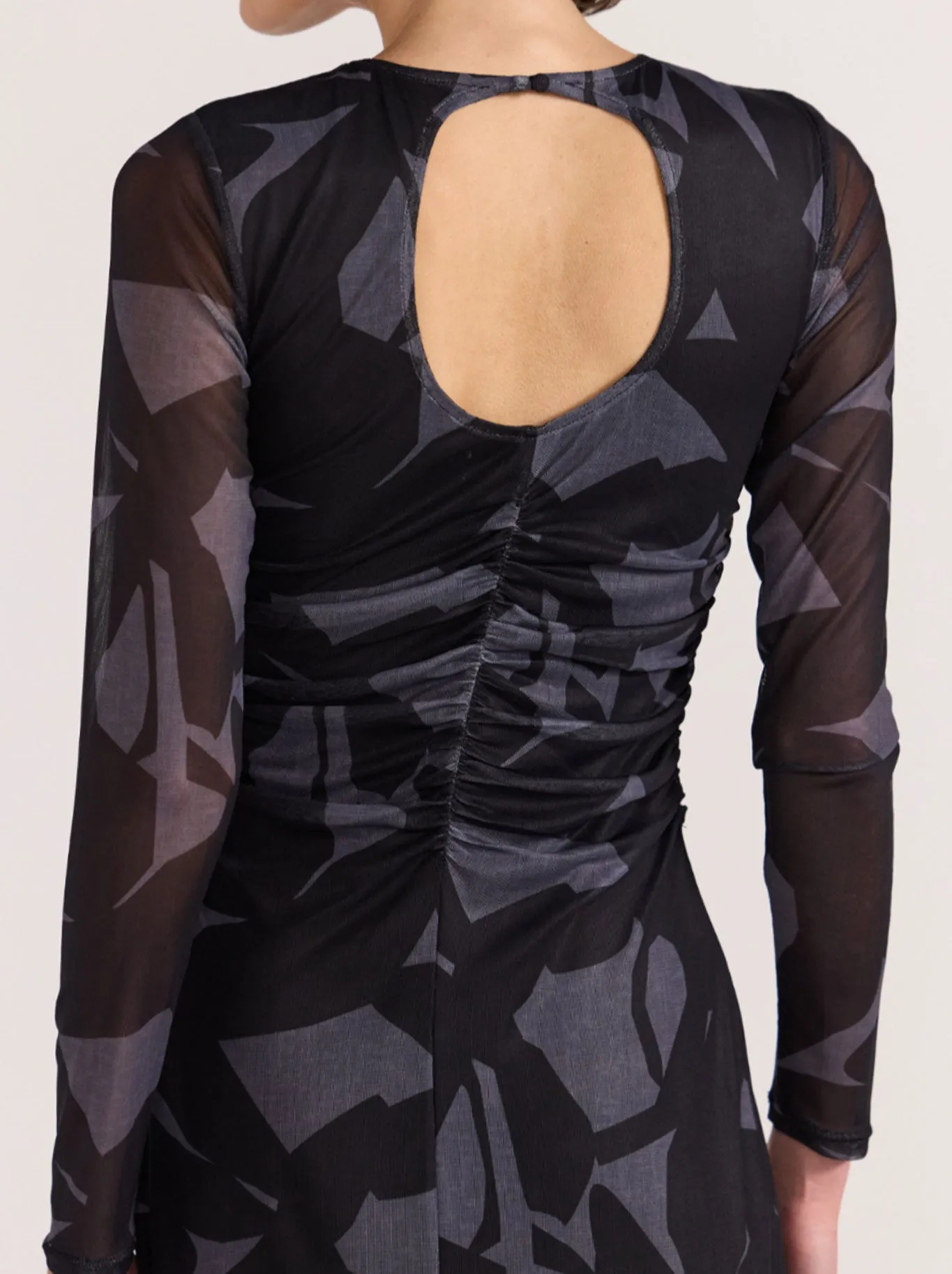 STAPLE THE LABEL AURA MESH MIDI DRESS sold by ENNI product image thumbnail 3