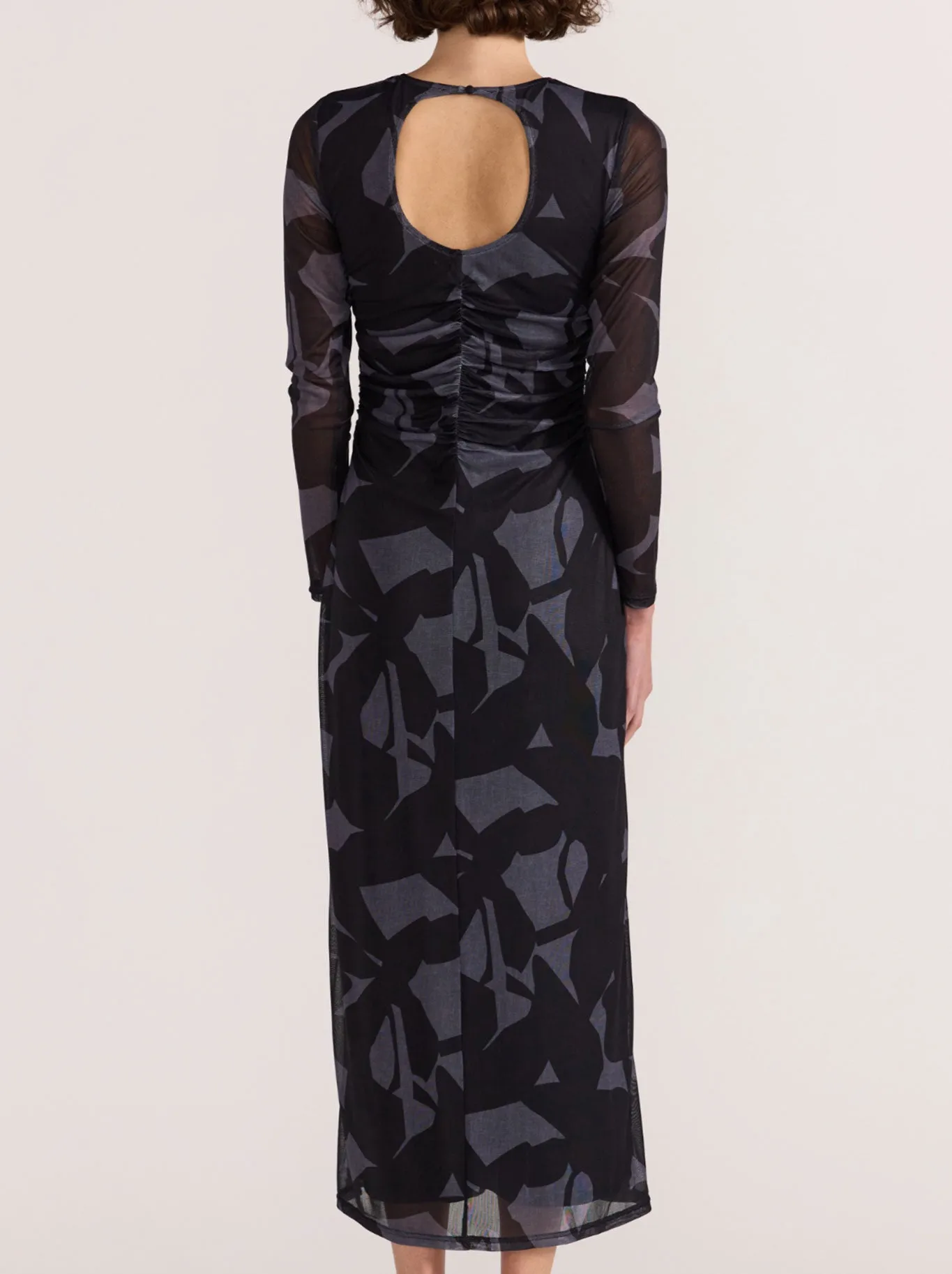 STAPLE THE LABEL AURA MESH MIDI DRESS sold by ENNI product image thumbnail 4