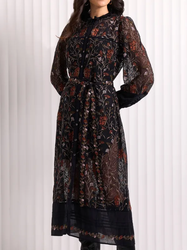 FOIL STITCHUATION DRESS sold by ENNI