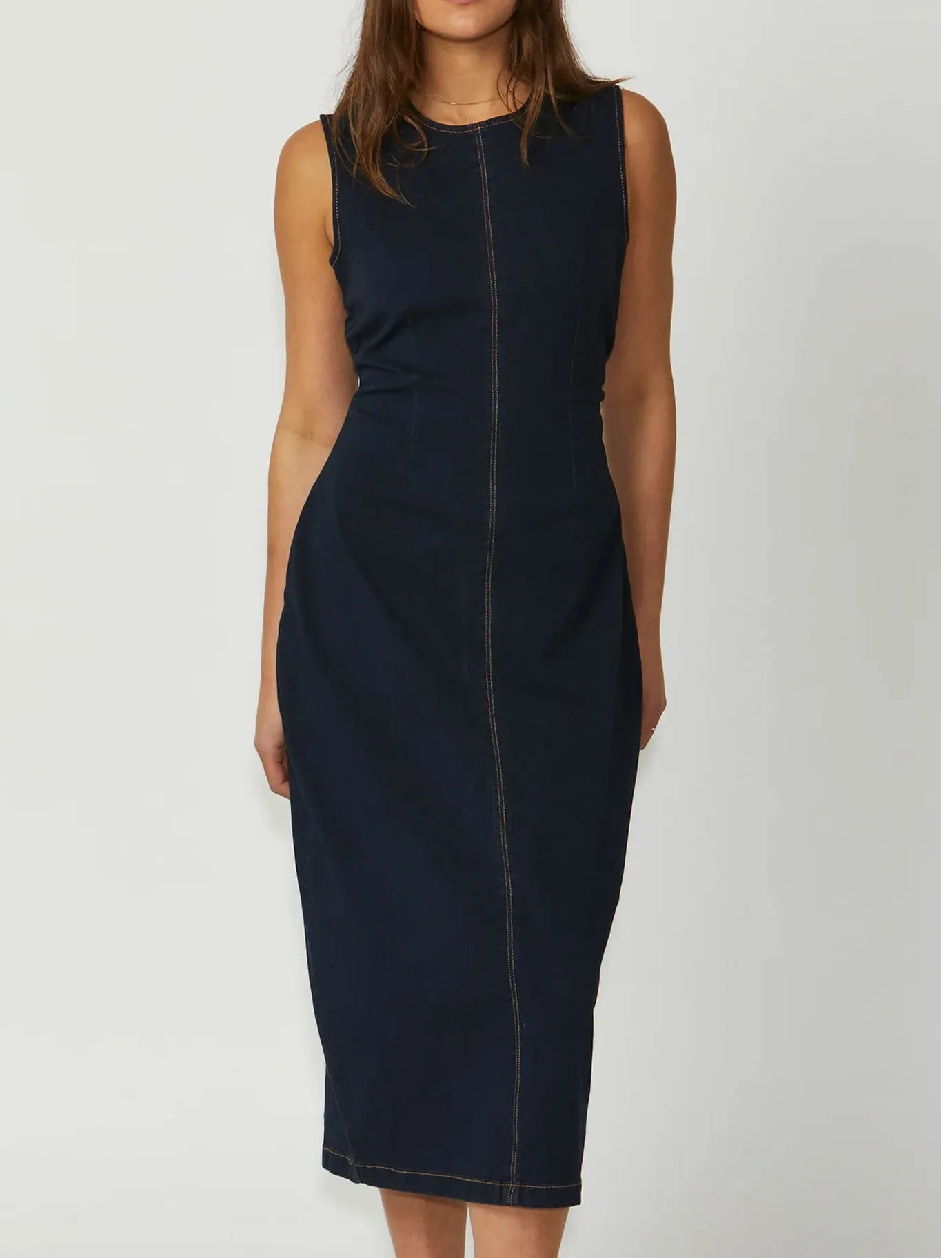 NEW LONDON DILLY COLUMN MIDI DRESS sold by ENNI