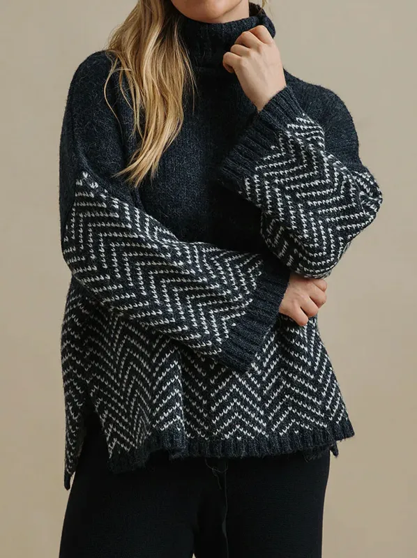 TALAMAYA FUJI ROLLNECK PULLOVER sold by ENNI