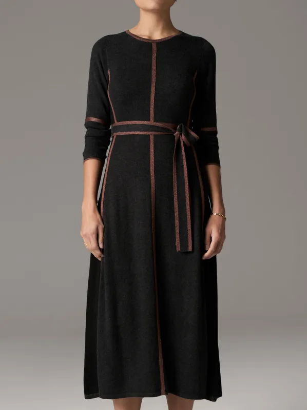 POL LARA LUREX DRESS sold by ENNI