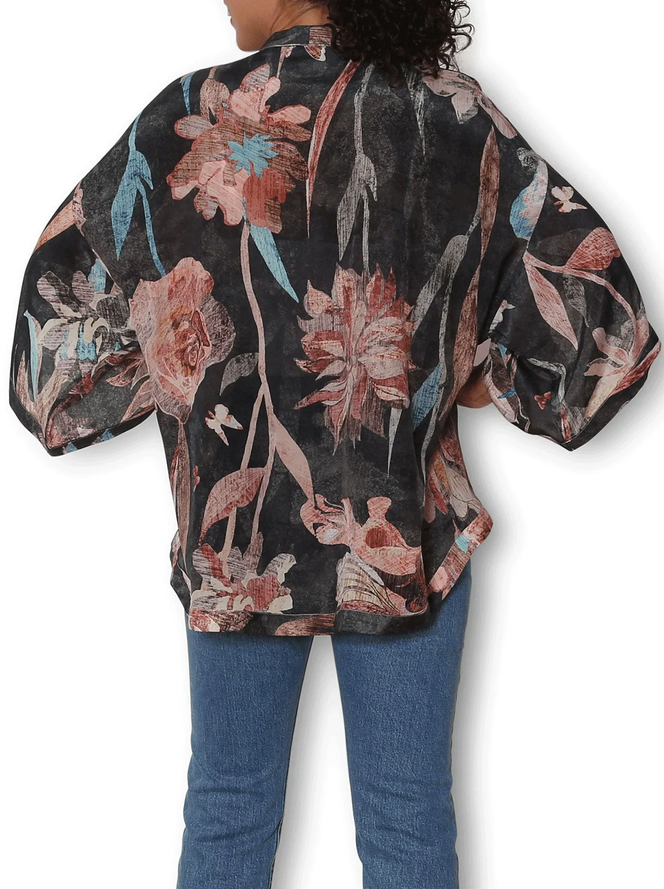 THE ARTISTS LABEL PUZZLE BLOOM SILK KIMONO sold by ENNI product image thumbnail 3