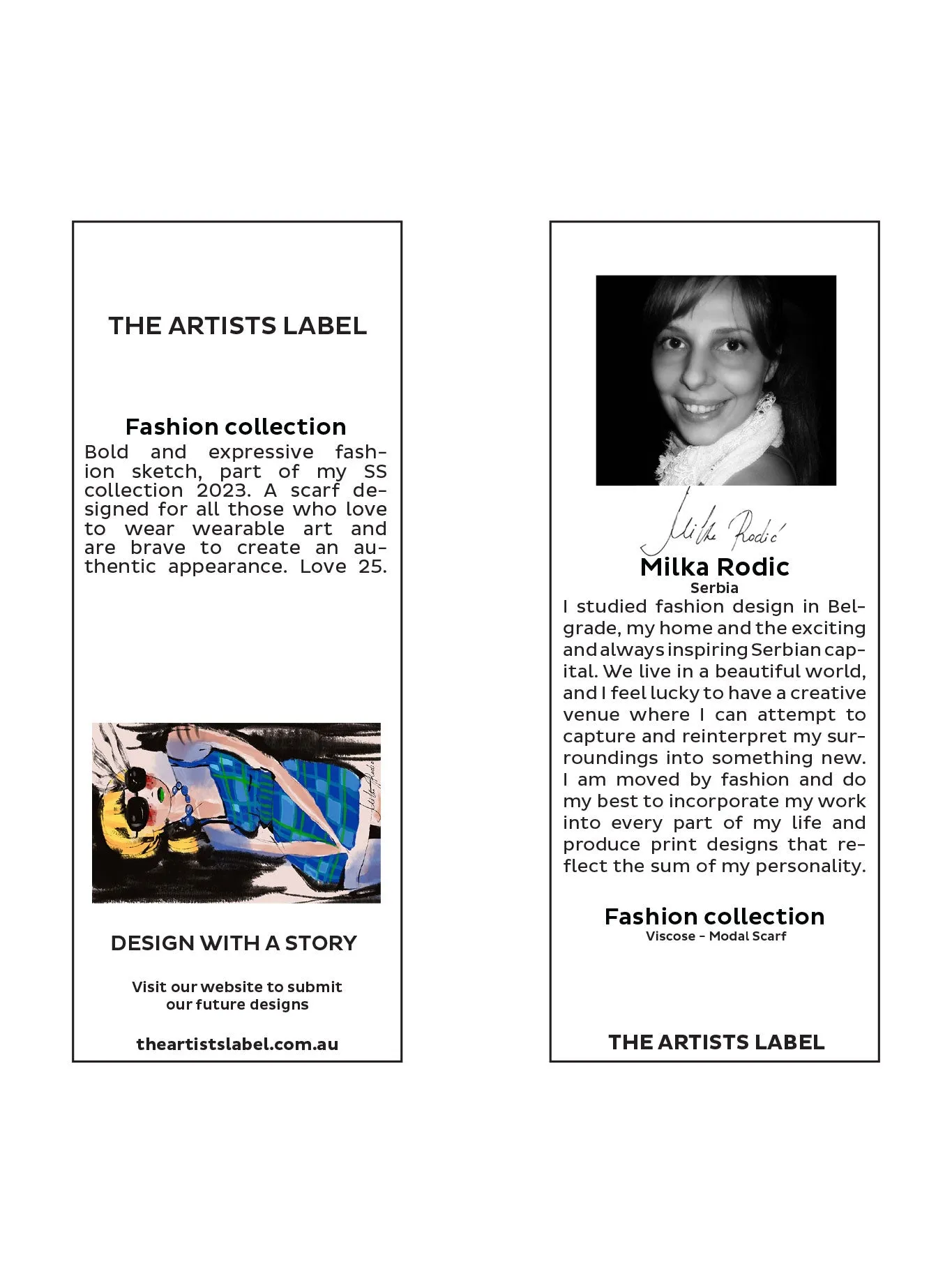 THE ARTISTS LABEL FASHION COLLECTION SCARF sold by ENNI product image thumbnail 3