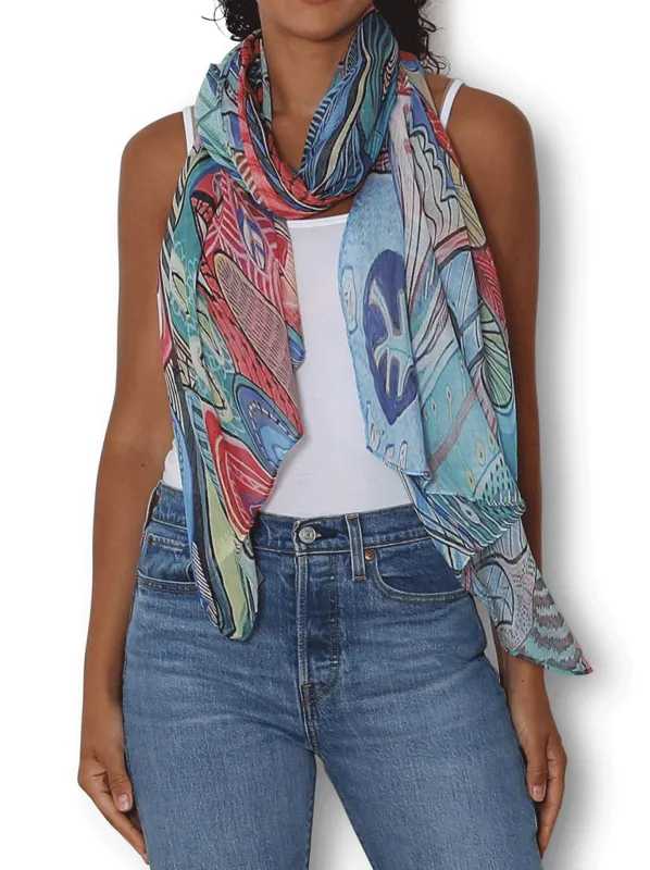 THE ARTISTS LABEL PLENTIFUL SCARF sold by ENNI