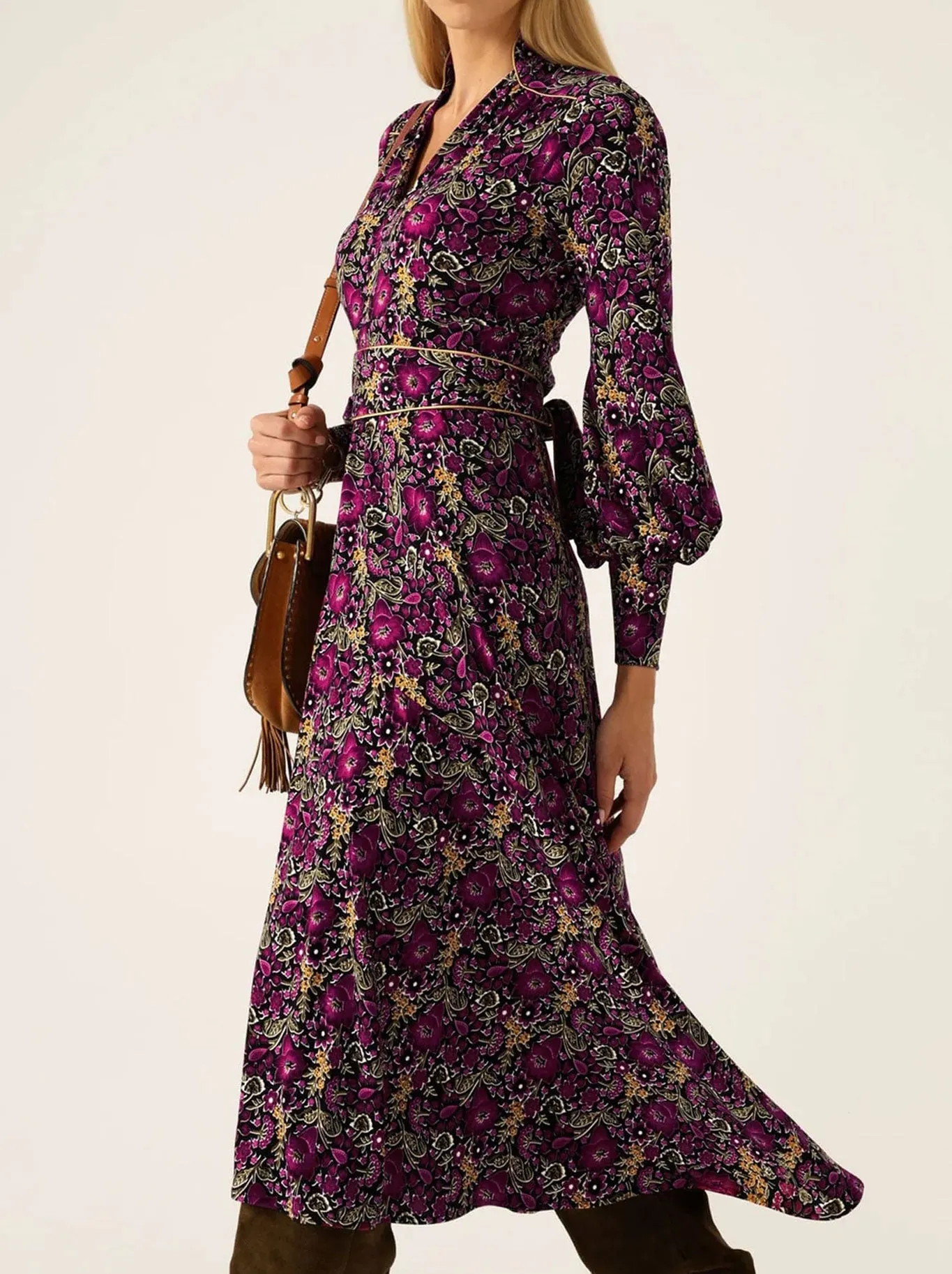 SACHA DRAKE BOUQUET MIDI DRESS sold by ENNI product image thumbnail 3