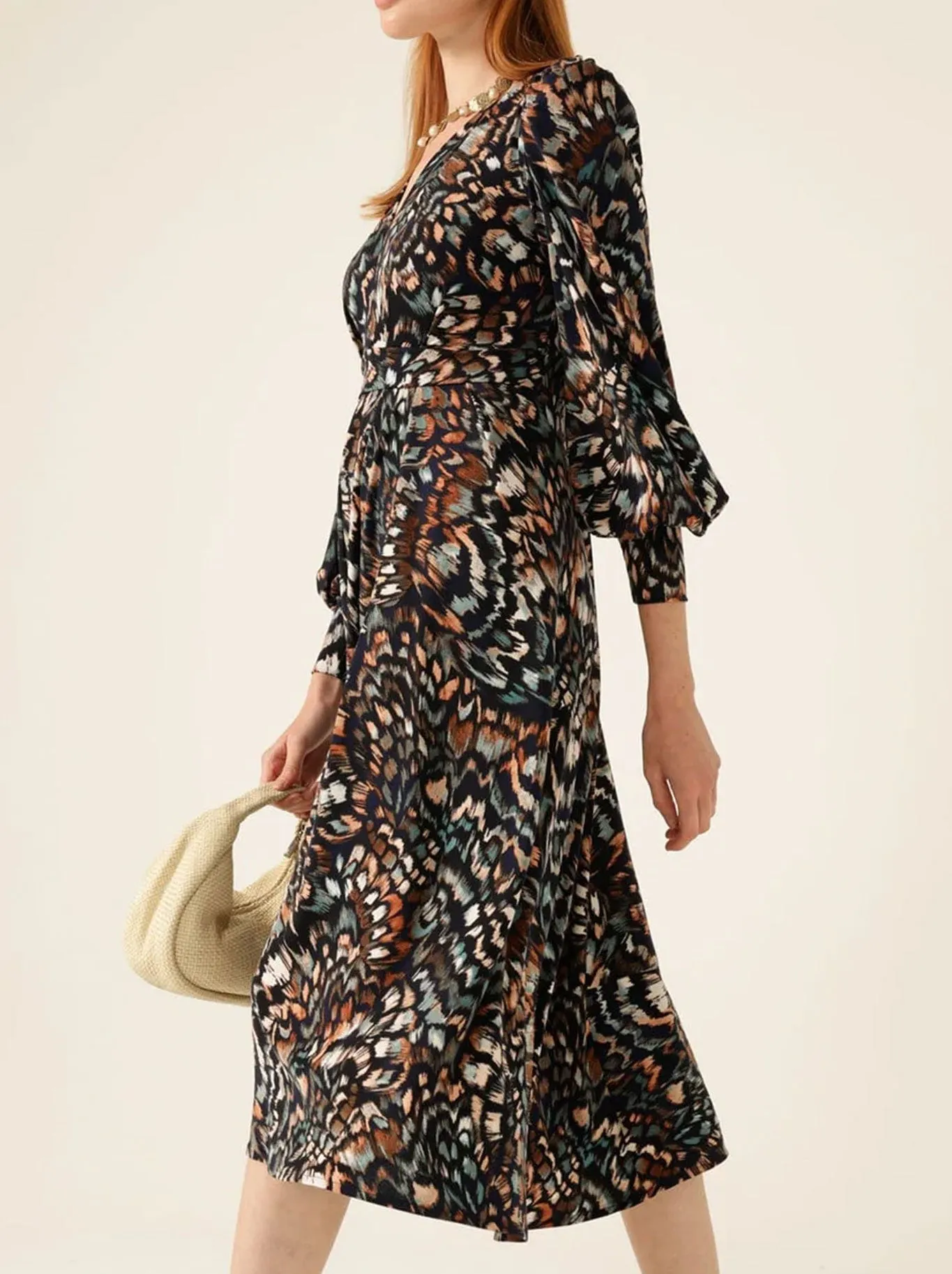 SACHA DRAKE YVONNE MIDI DRESS sold by ENNI product image thumbnail 3