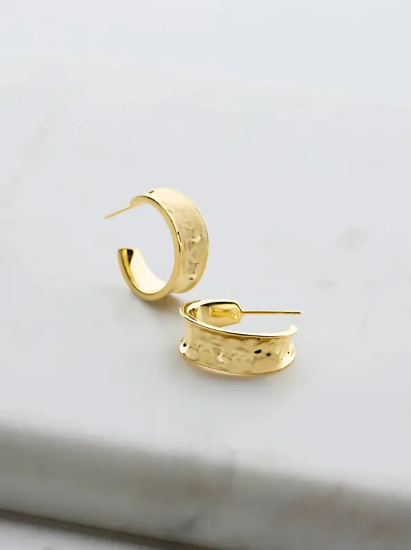 ZAFINO BIANCA MINI HOOPS sold by ENNI