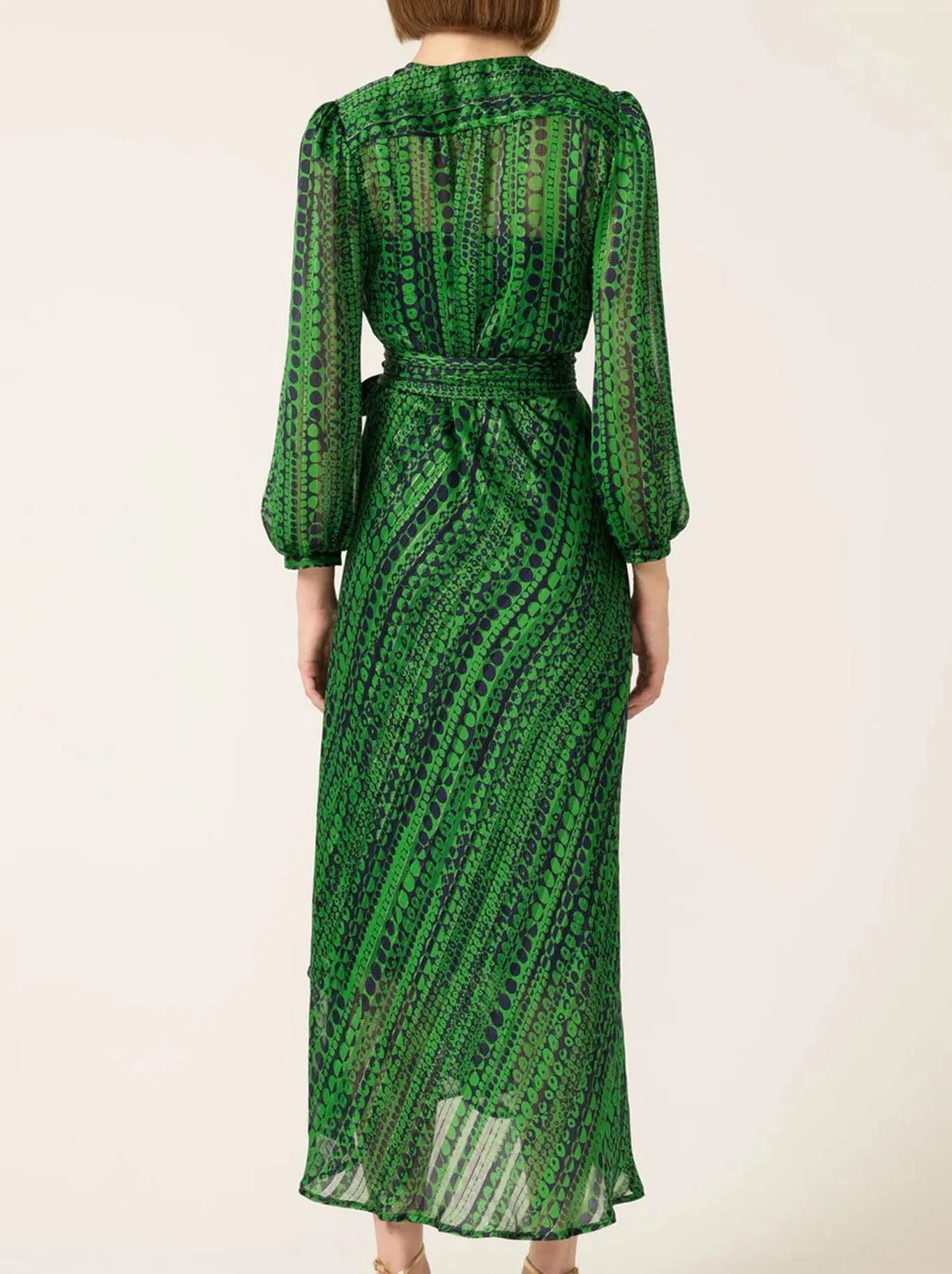 SACHA DRAKE SAVOIR MIDI WRAP DRESS sold by ENNI product image thumbnail 4
