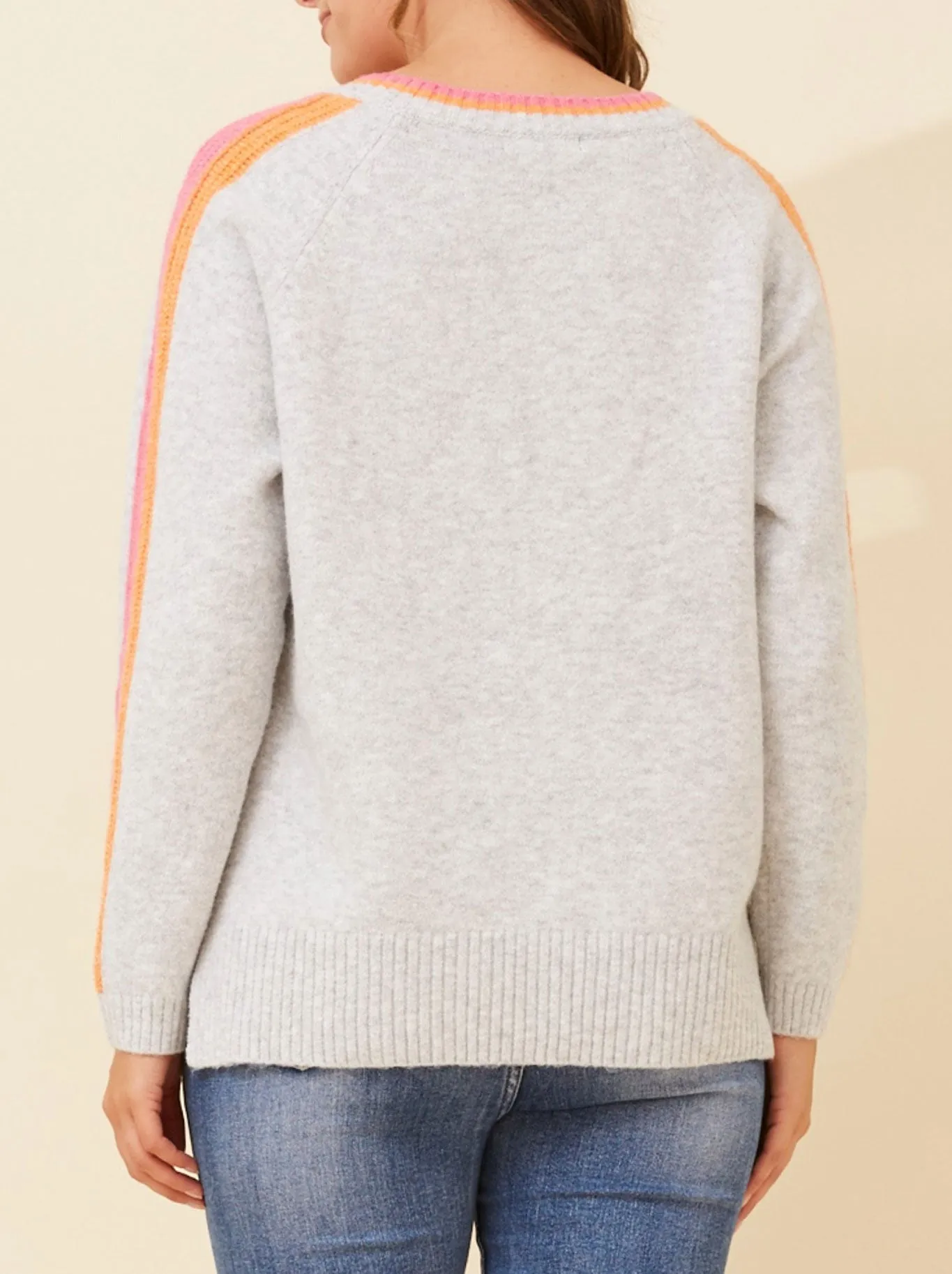 CAROLINE K MORGAN V-NECK STRIPED PULLOVER sold by ENNI product image thumbnail 3