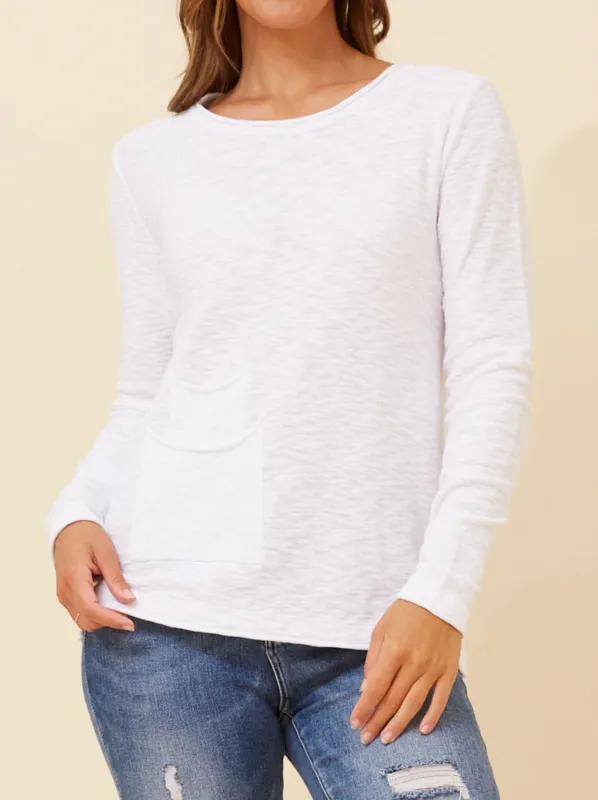 CAROLINE K MORGAN LONG SLEEVE PULLOVER sold by ENNI