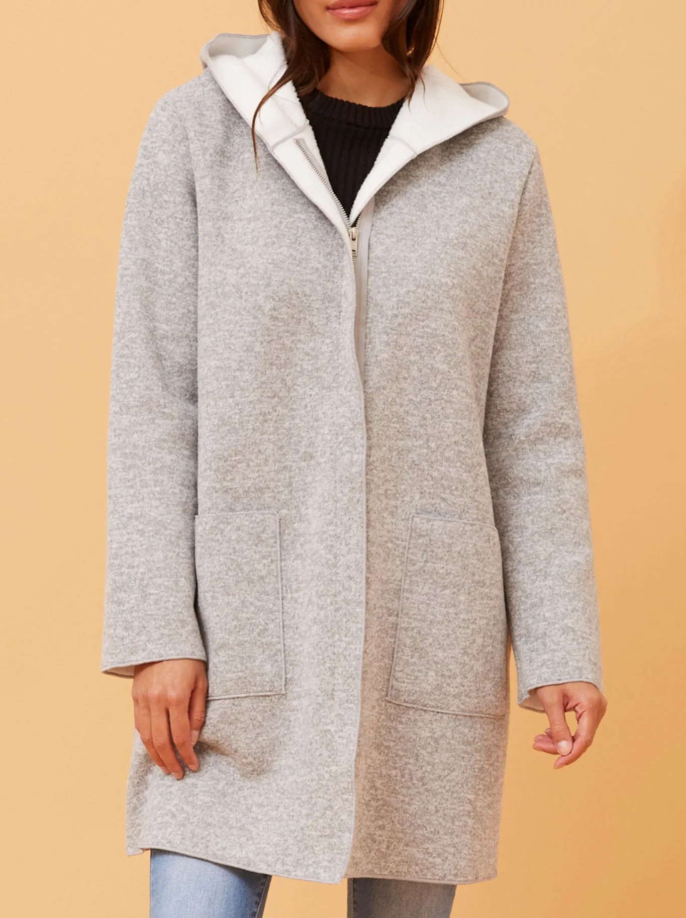 CAROLINE K MORGAN LONG SLEEVE COAT sold by ENNI