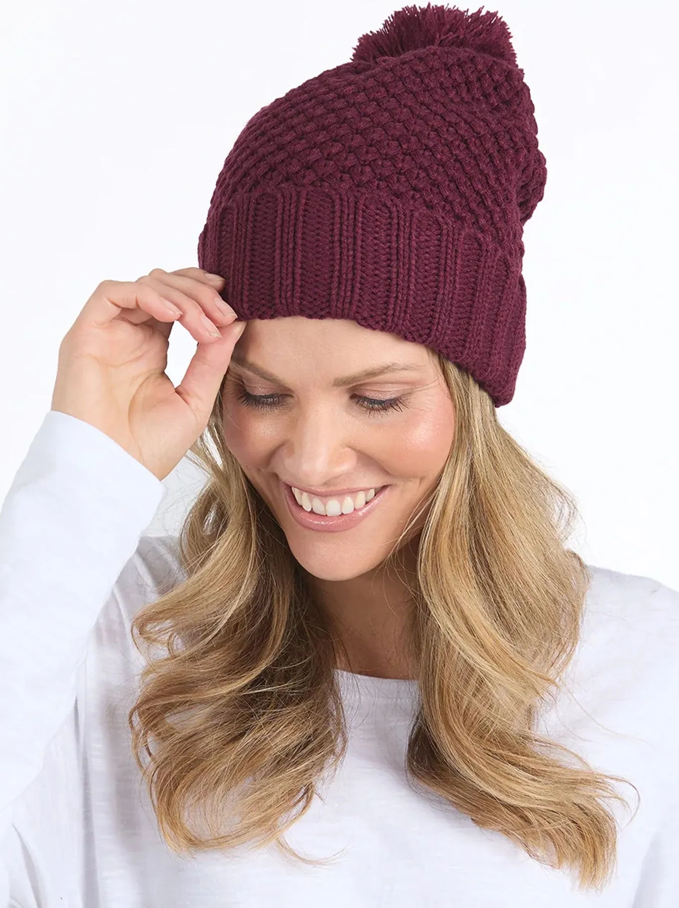 ELM BERRY BEANIE sold by ENNI