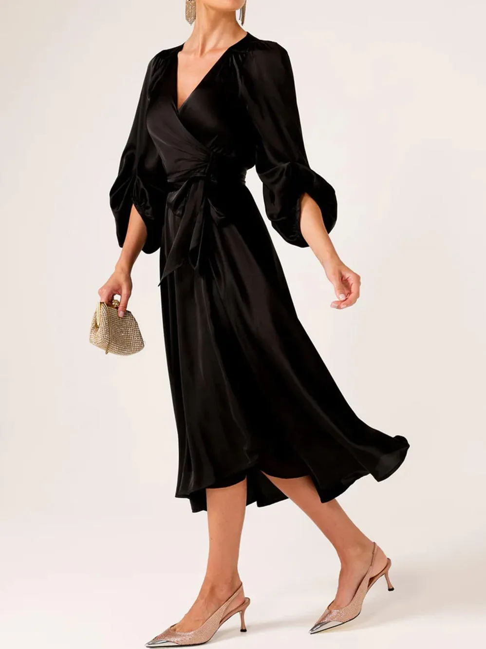 SACHA DRAKE DIMMI WRAP DRESS sold by ENNI product image thumbnail 3