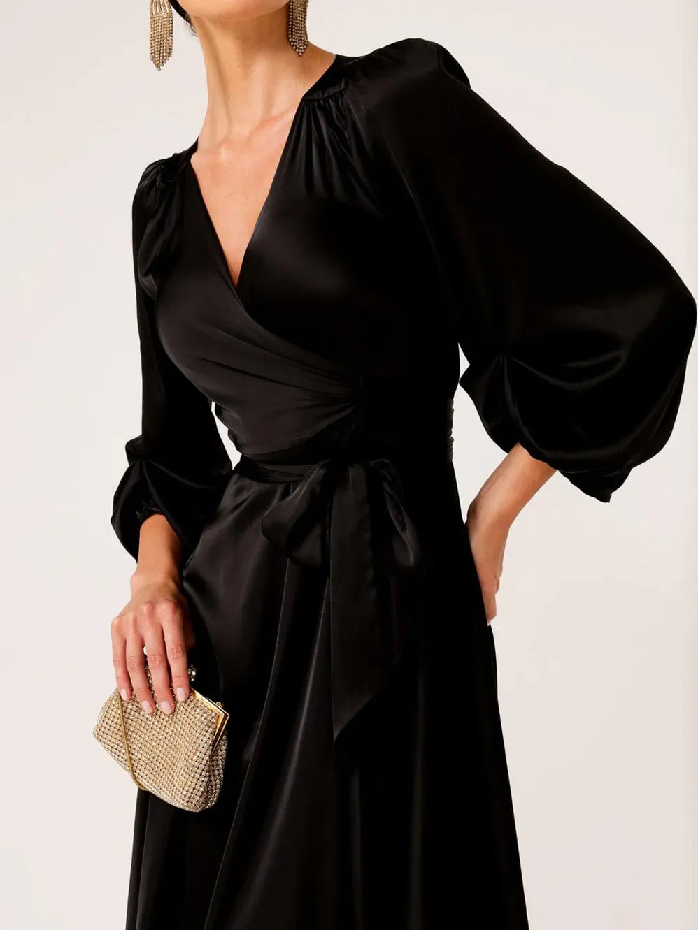SACHA DRAKE DIMMI WRAP DRESS sold by ENNI product image thumbnail 4