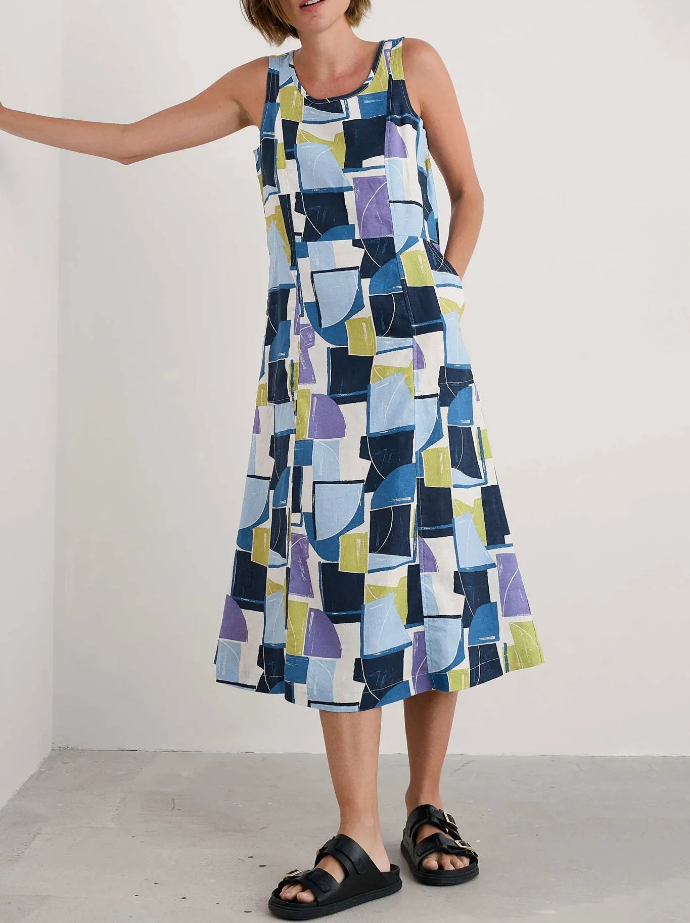 SEASALT GRASS WAVE DRESS sold by ENNI product image thumbnail 3