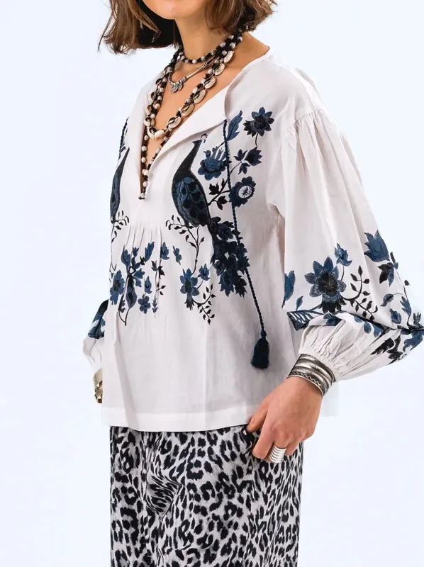 LOLLYS LAUNDRY ASKAR BLOUSE sold by ENNI