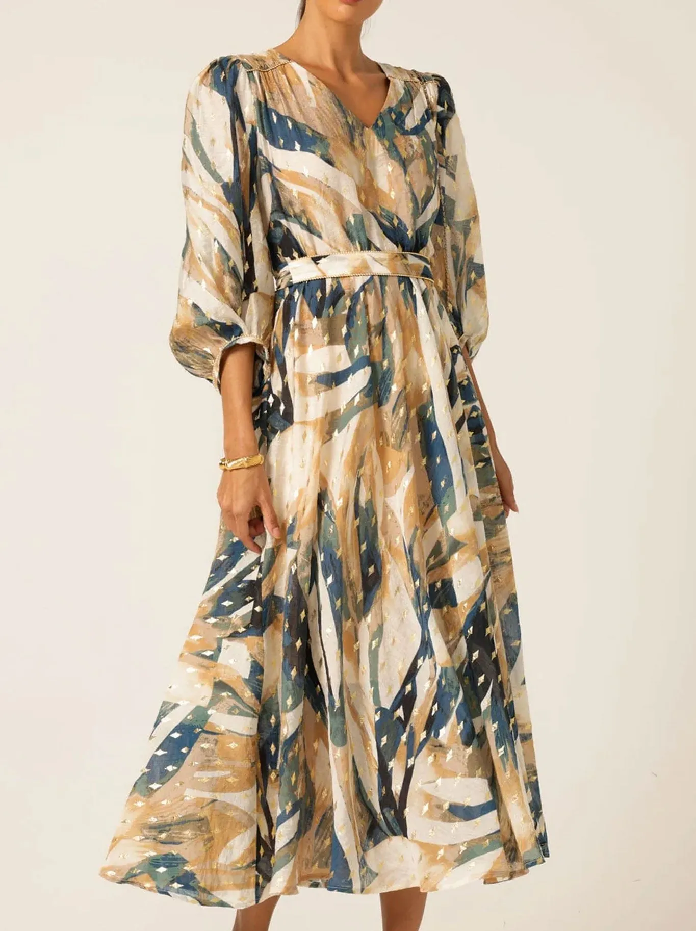 SACHA DRAKE LA MER MIDI DRESS sold by ENNI