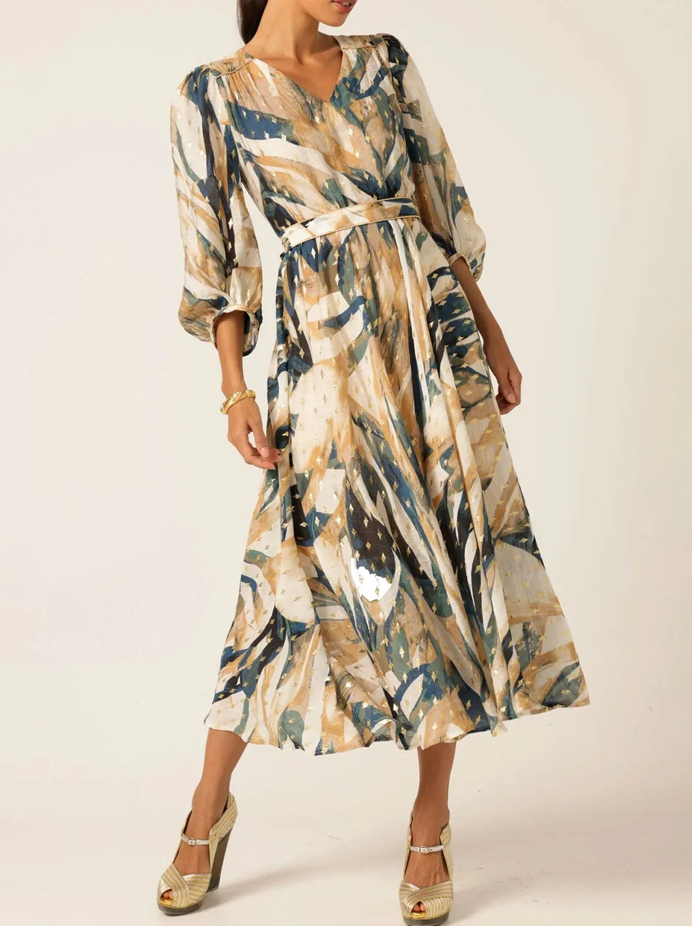 SACHA DRAKE LA MER MIDI DRESS sold by ENNI product image thumbnail 2
