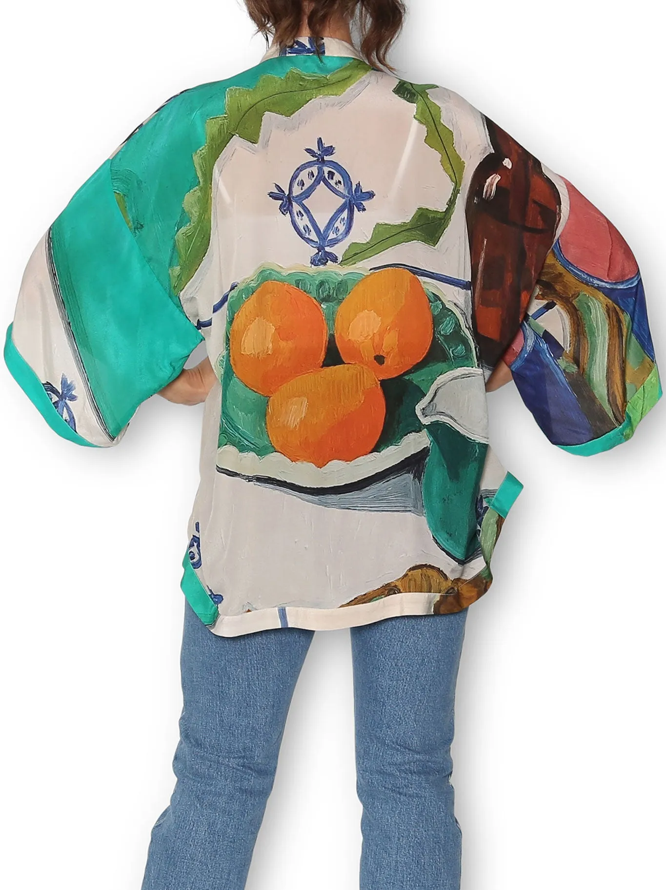 THE ARTISTS LABEL SOME MORNINGS SILK KIMONO sold by ENNI product image thumbnail 3