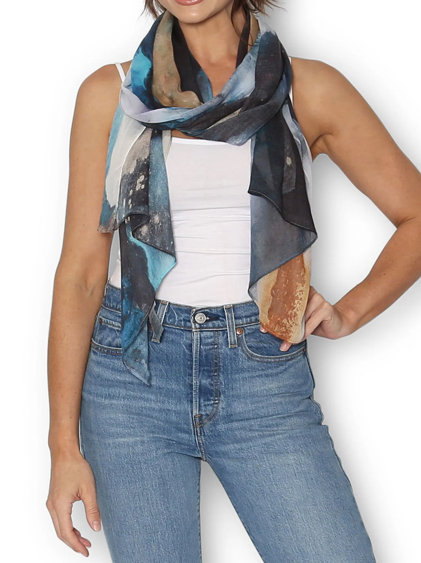 THE ARTISTS LABEL TRANSCEND SCARF sold by ENNI