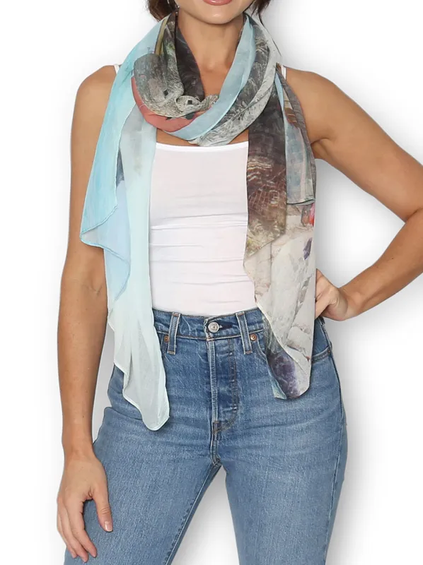 THE ARTISTS LABEL VERNAZZA ITALY SCARF sold by ENNI