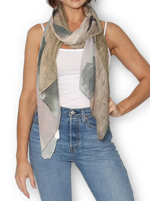 THE ARTISTS LABEL KIEWA VALLEY VICTORIA SCARF sold by ENNI