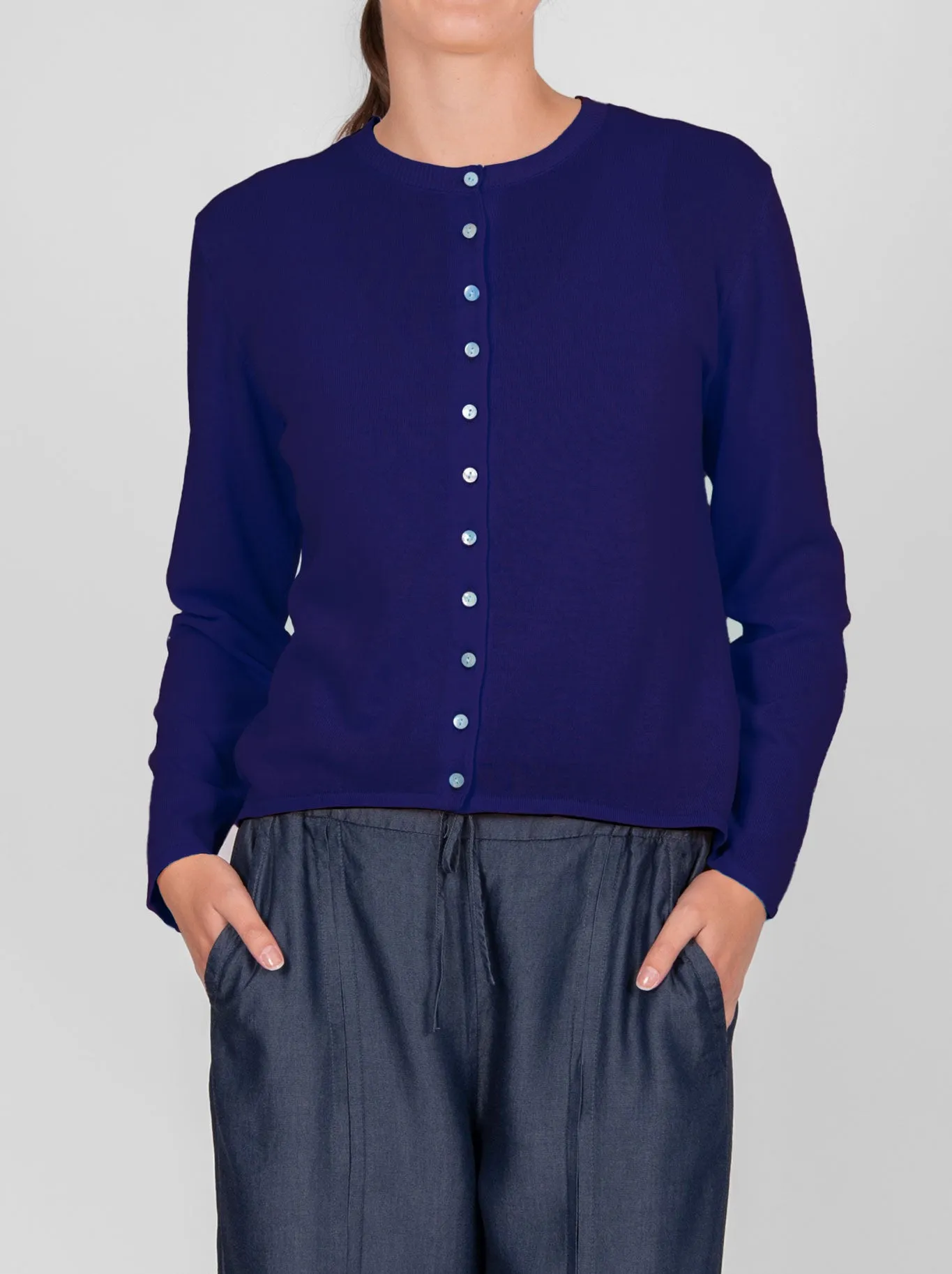 BRIDGE & LORD CURVED HEM CARDI sold by ENNI product image thumbnail 3