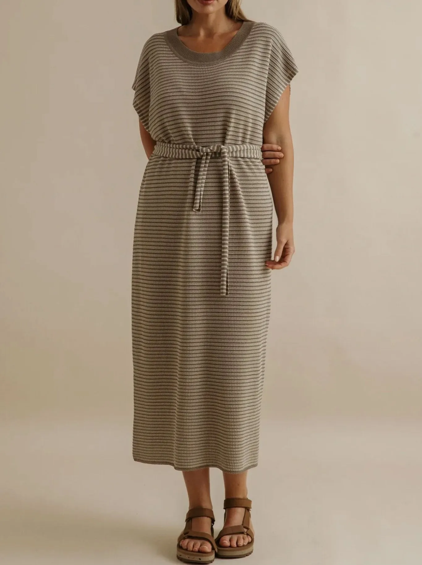 TALAMAYA LATTICE KNITTED DRESS sold by ENNI product image thumbnail 2