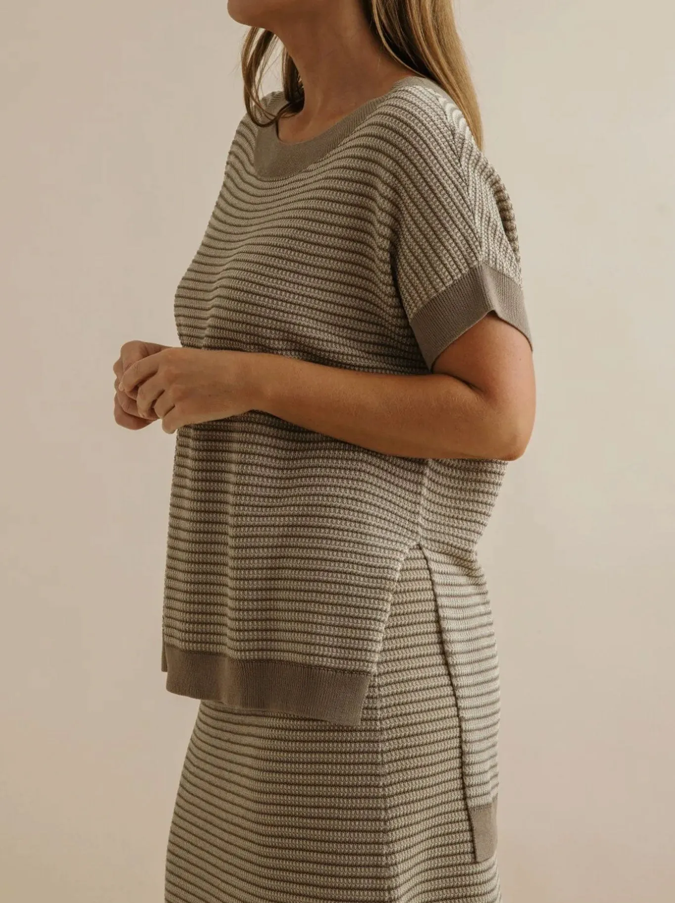 TALAMAYA LATTICE SHORTSLEEVE PULLOVER sold by ENNI product image thumbnail 2