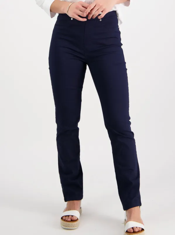 VASSALLI SLIM LEG FULL LENGTH PULL ON PANT sold by ENNI