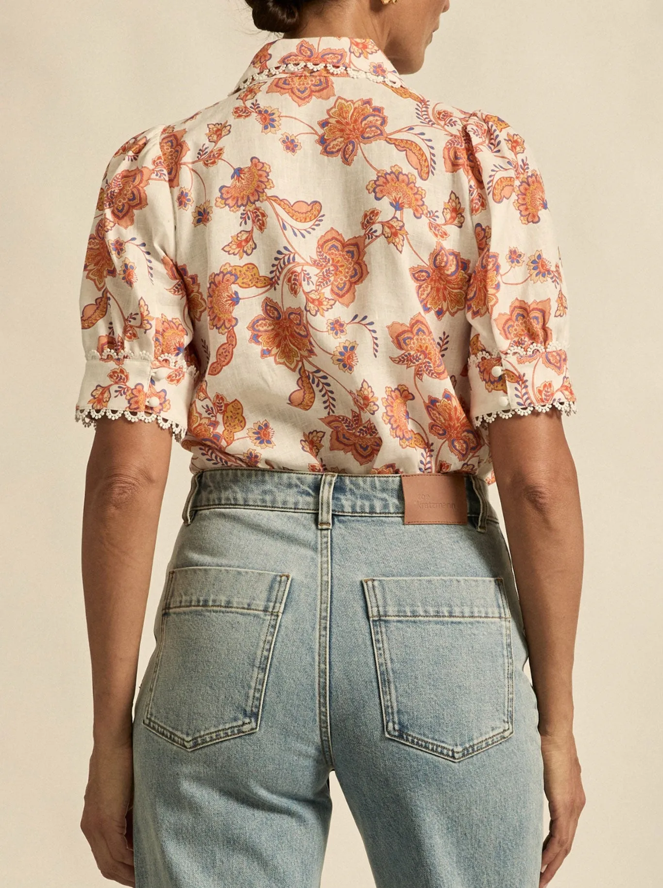 ZOE KRATZMANN TETHER PRINTED TOP sold by ENNI product image thumbnail 4