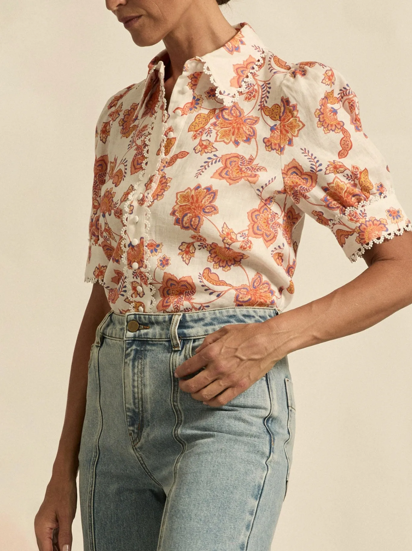 ZOE KRATZMANN TETHER PRINTED TOP sold by ENNI product image thumbnail 2