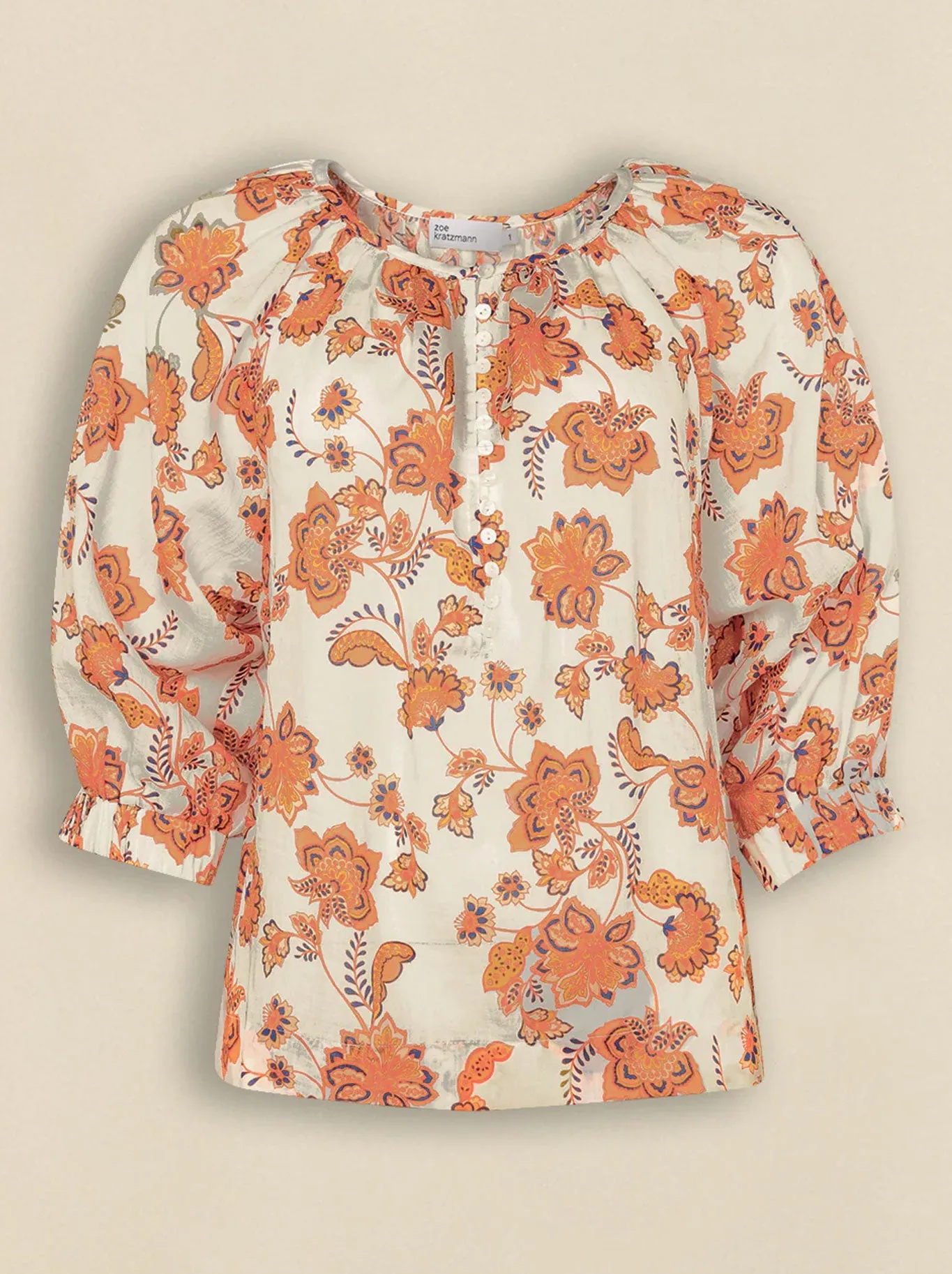 ZOE KRATZMANN TRANQUIL PRINTED TOP sold by ENNI product image thumbnail 2