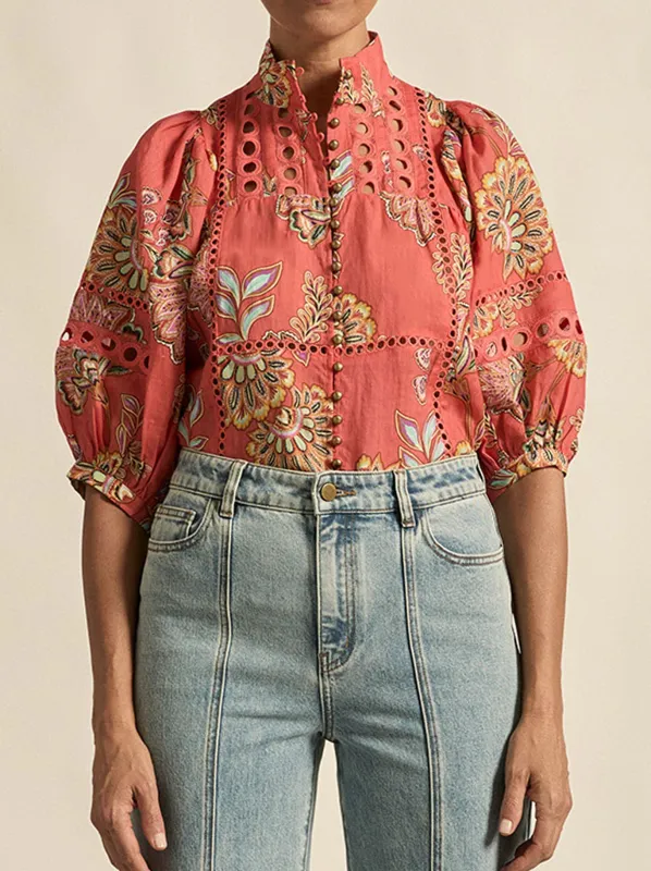 ZOE KRATZMANN CABARET PRINTED TOP sold by ENNI