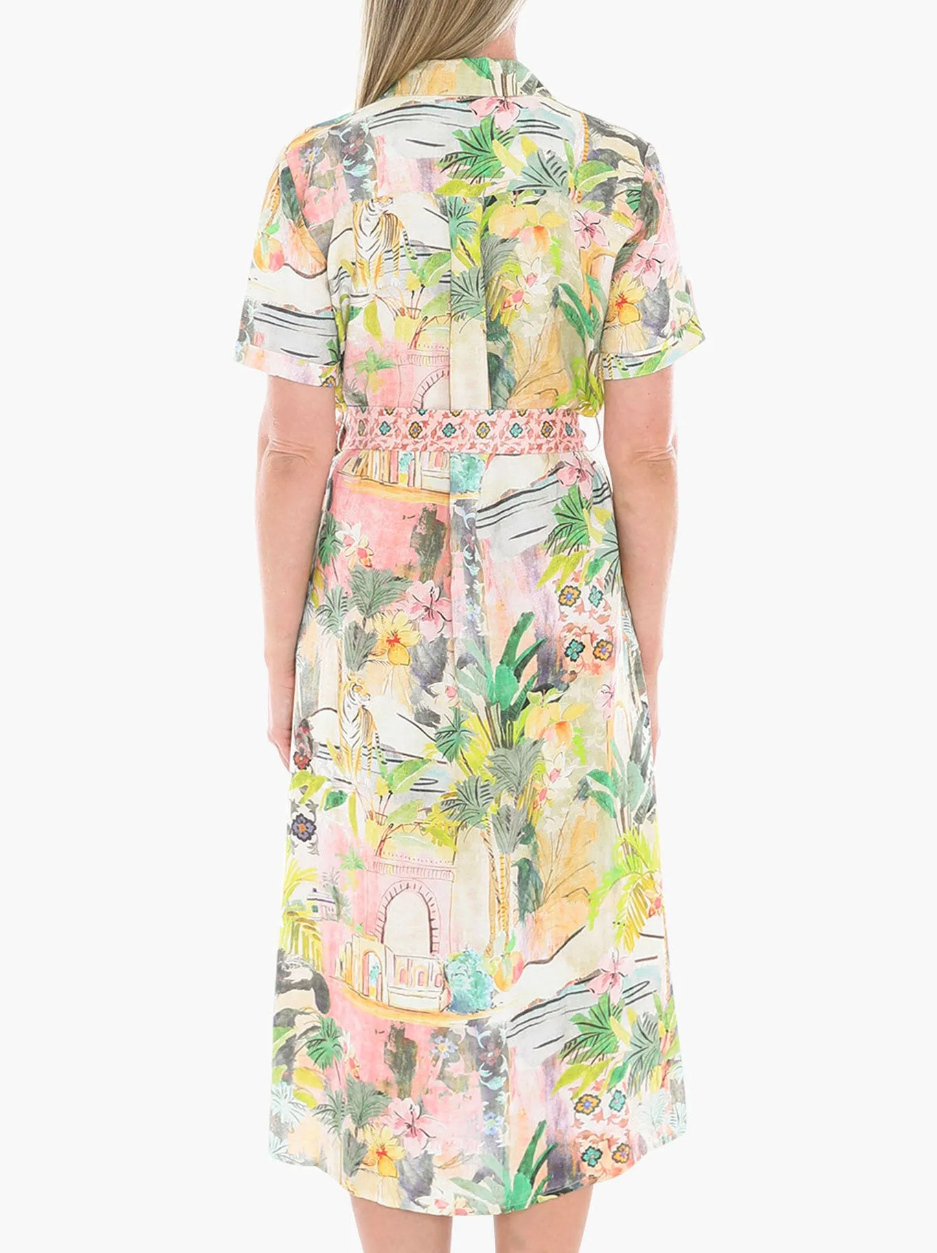 JUMP TIGER ISLAND TIE DRESS sold by ENNI product image thumbnail 3