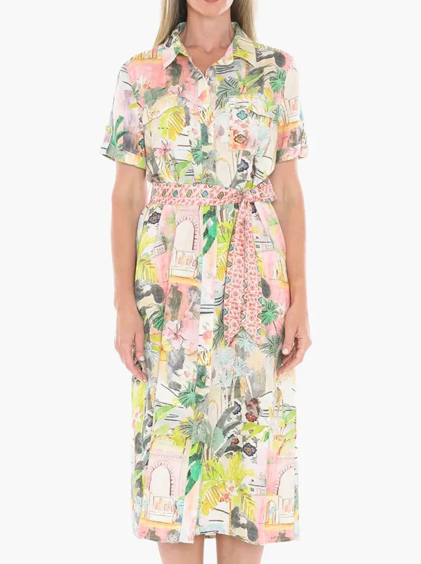 JUMP TIGER ISLAND TIE DRESS sold by ENNI