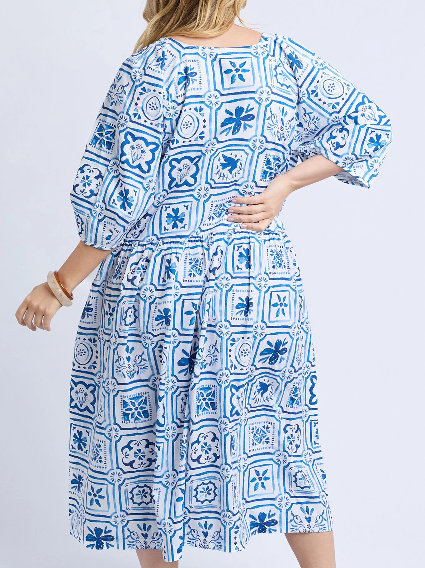 ELM DOLCE TILE MIDI DRESS sold by ENNI product image thumbnail 4
