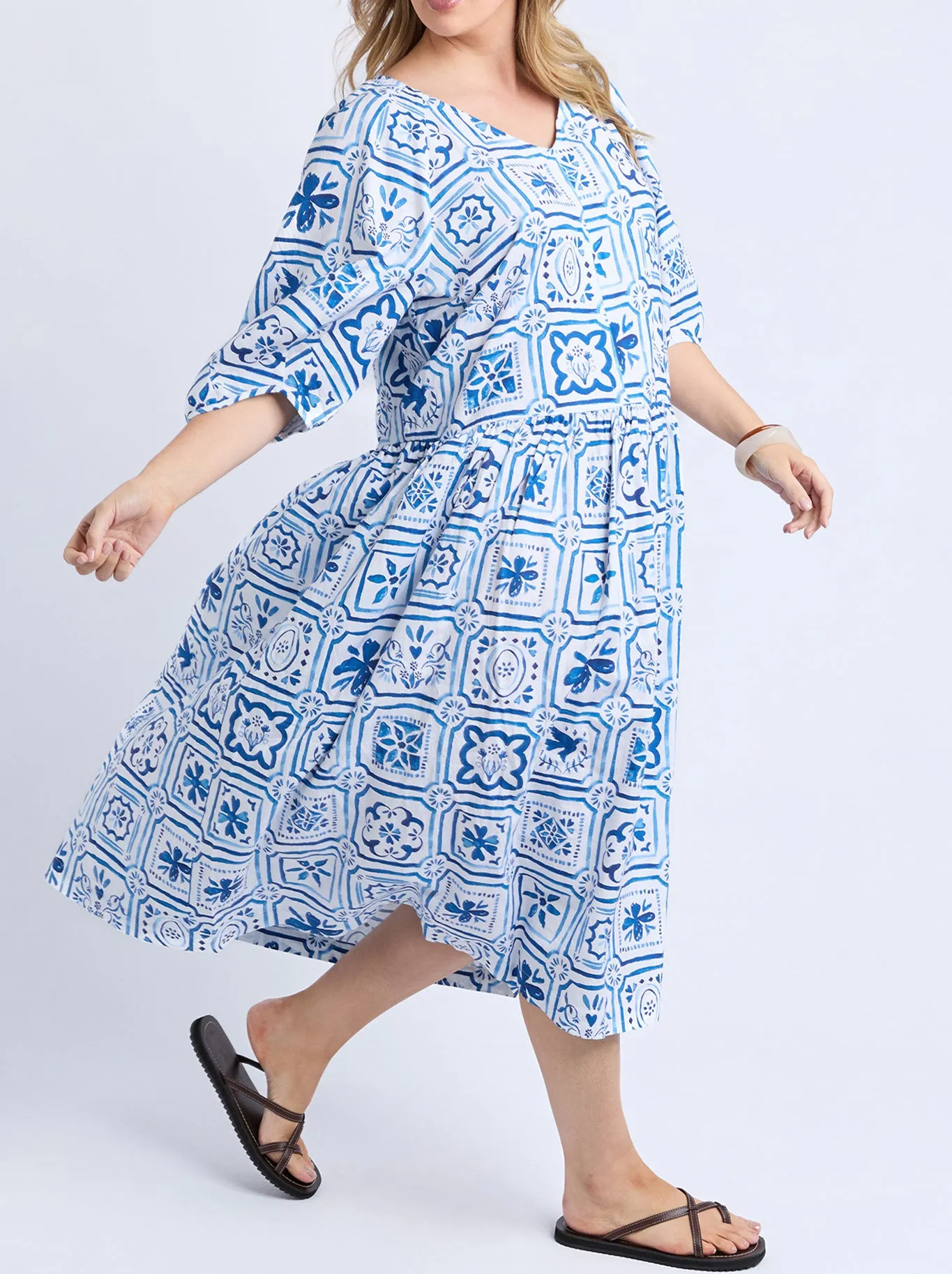 ELM DOLCE TILE MIDI DRESS sold by ENNI product image thumbnail 2