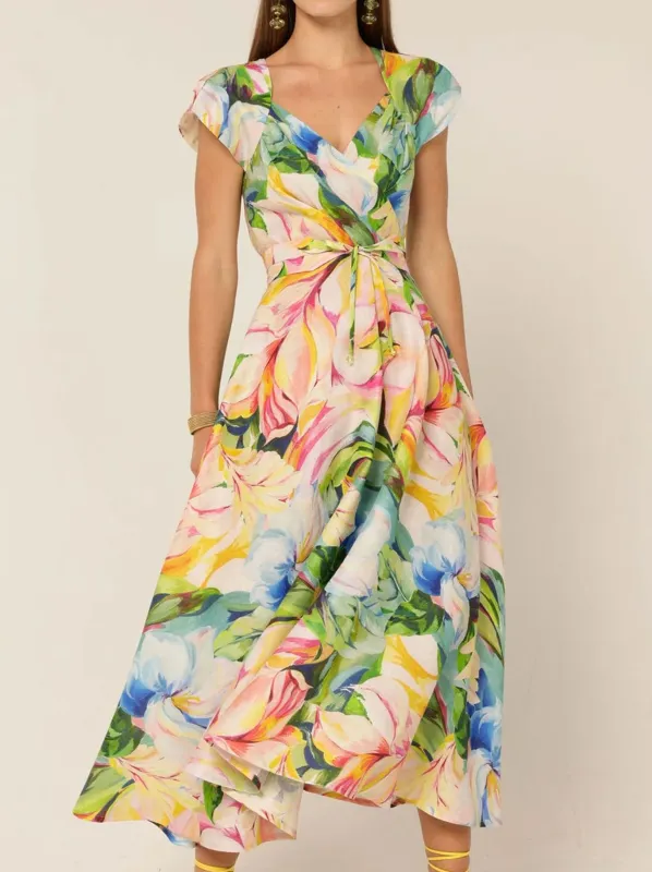 SACHA DRAKE DAHLIA MIDI DRESS sold by ENNI