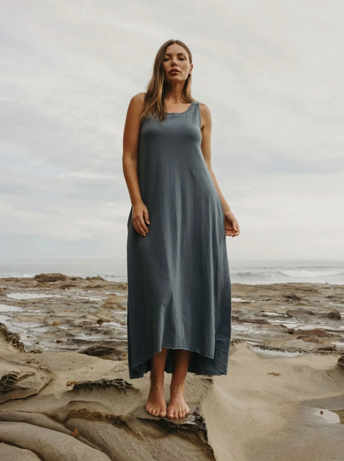 TALAMAYA SHORELINE FINE SLUB BREEZE DRESS sold by ENNI product image thumbnail 4