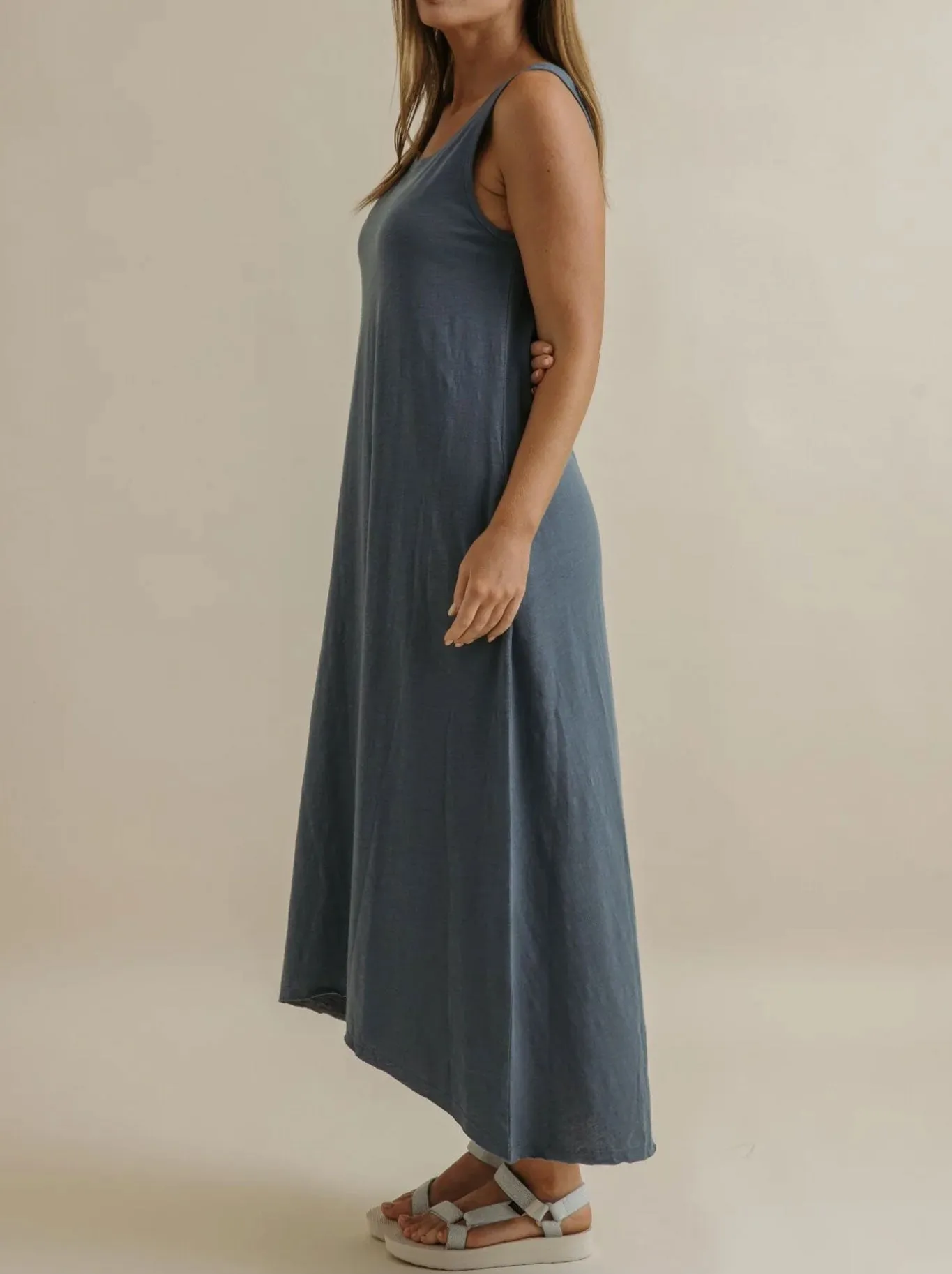 TALAMAYA SHORELINE FINE SLUB BREEZE DRESS sold by ENNI product image thumbnail 2