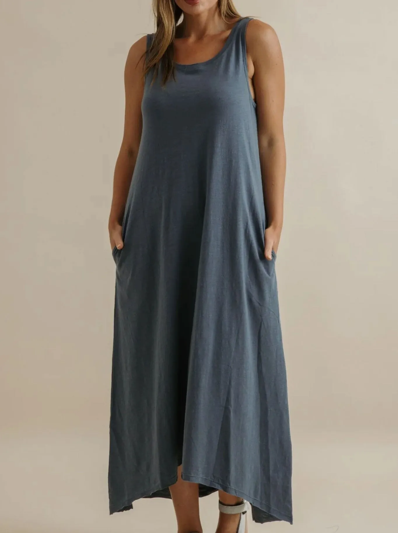 TALAMAYA SHORELINE FINE SLUB BREEZE DRESS sold by ENNI