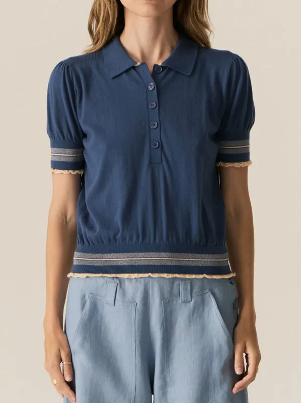 POL LASK KNIT POLO sold by ENNI