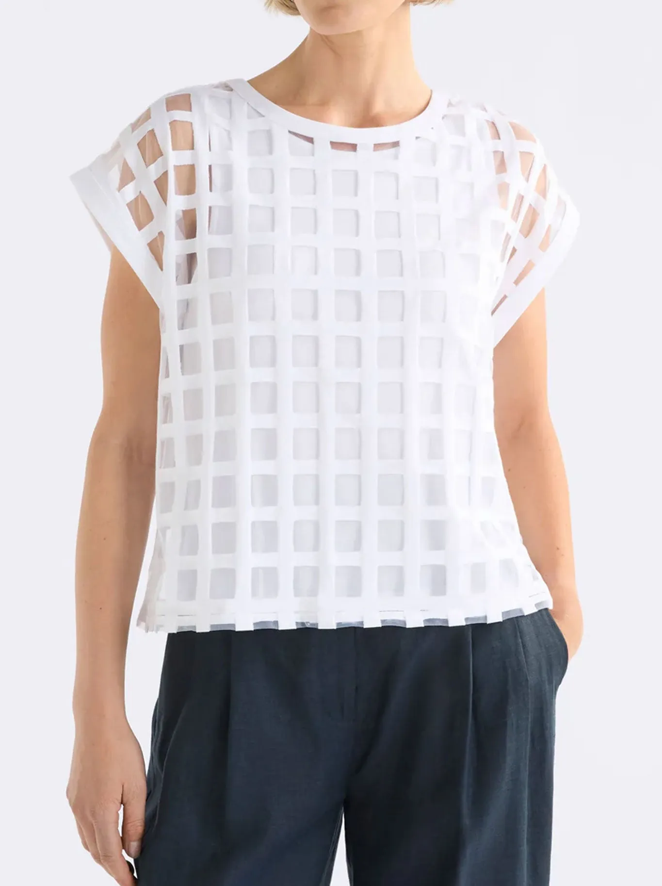 ELK GRID BURNOUT TOP sold by ENNI product image thumbnail 5